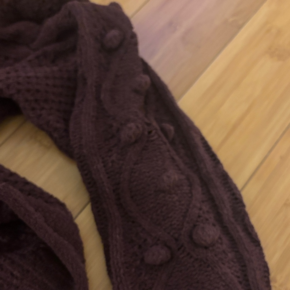 Moral Fiber Deep Burgundy Cowl Sweater - Picture 5 of 5